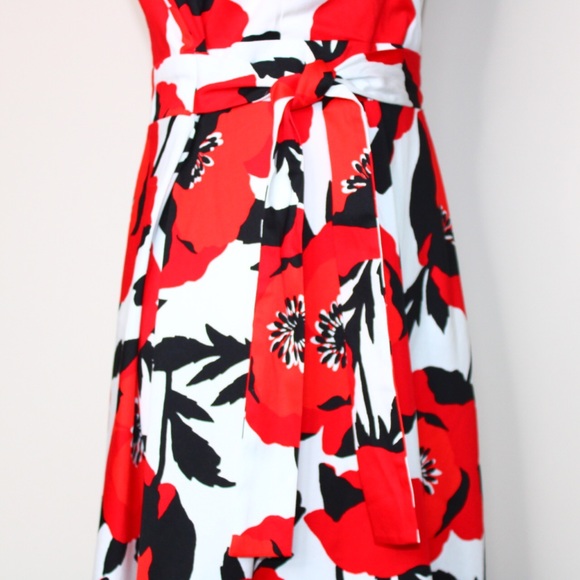 London Times Surplus Fit-N-Flare Floral Midi Dress - Picture 7 of 11